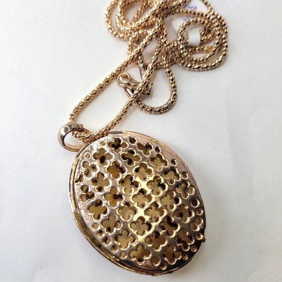 Crystal Swan Pendant Necklace - Picture 3 of 8